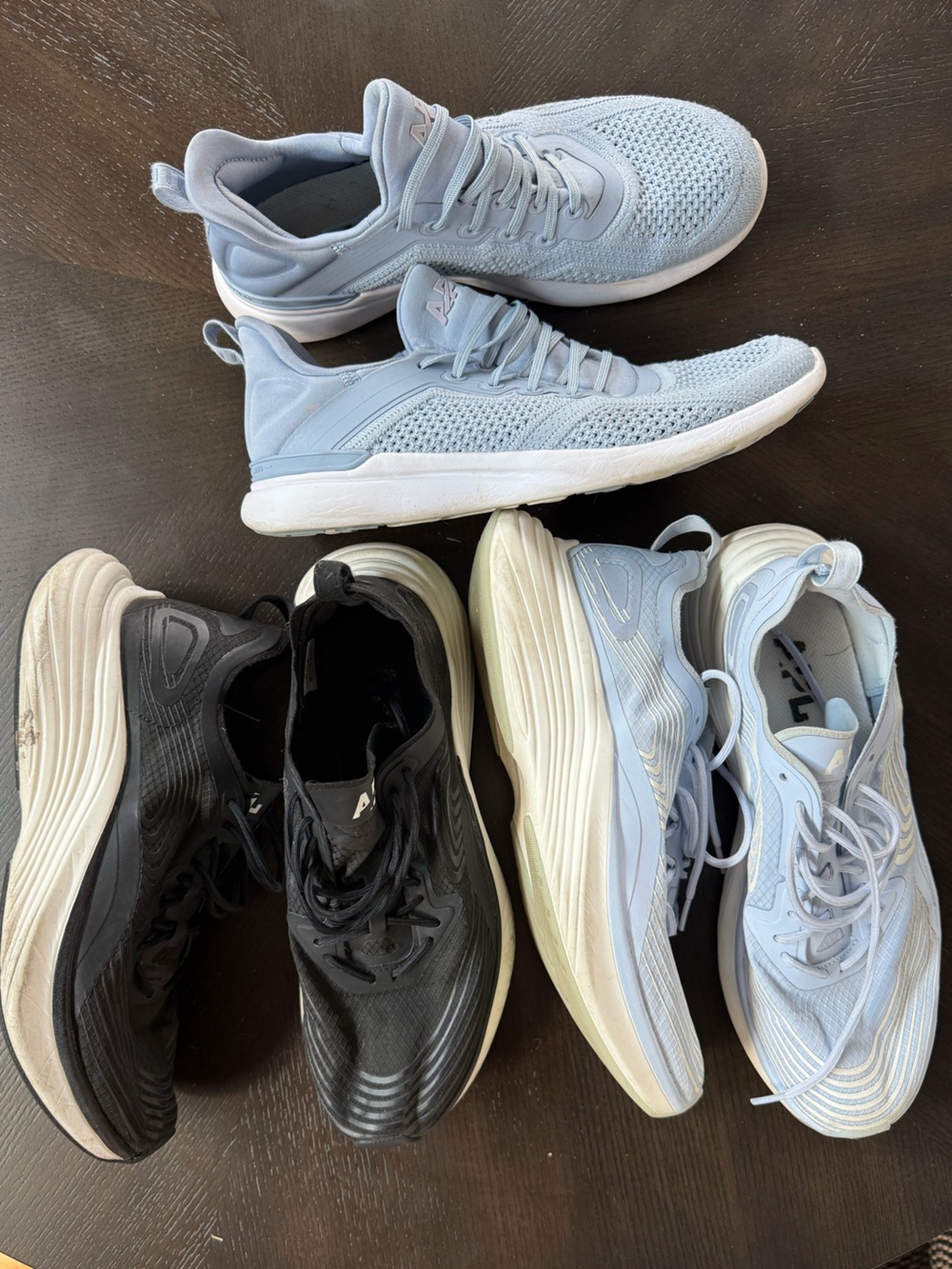 APL Women's Athletic Sneakers set of 3 size 9.5